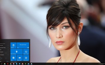 Bella Hadid Theme Desktop