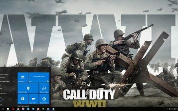 Call of Duty WW2 Theme Desktop