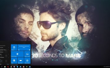 Thirty Seconds to Mars Theme Desktop
