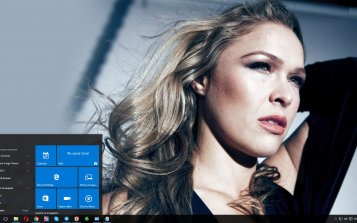 Ronda Rousey Theme Desktop