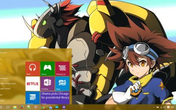 Digimon Theme Desktop