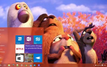 The Nut Job Theme Desktop
