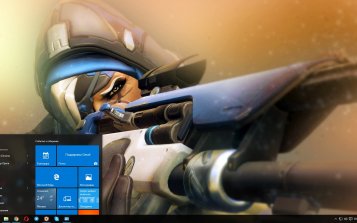 Ana (Overwatch) Theme Desktop