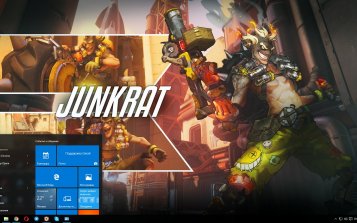 Junkrat (Overwatch) Theme Desktop