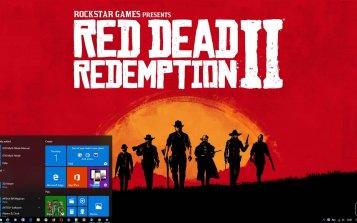 Red Dead Redemption 2 Art Theme Desktop