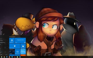 A Hat in Time Theme Desktop