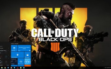 Call of Duty: Black Ops 4 Theme Desktop