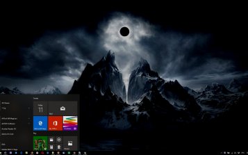 Dark Fantasy Landscape Theme Desktop