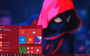 Spider-Man: Into the Spider-Verse Theme Desktop