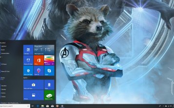 Avengers Endgame Theme Desktop