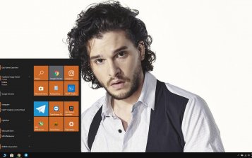 Kit Harington Theme Desktop