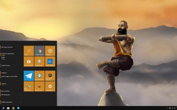Monk (Diablo III) Theme Desktop