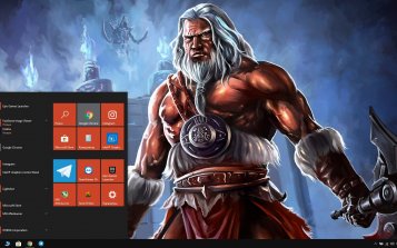 Barbarian (Diablo III) Theme Desktop