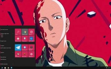 Saitama Theme Desktop