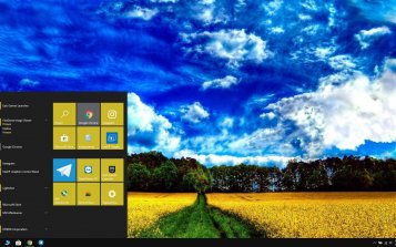 Summer Landscape Theme Desktop