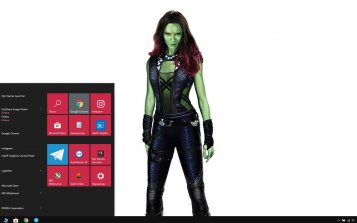 Gamora Theme Desktop