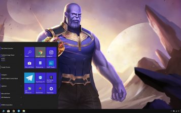 Thanos Theme Desktop