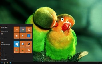 Parrot Theme Desktop