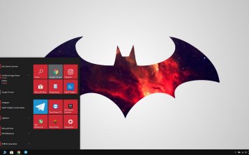Batman Minimalist Theme Desktop