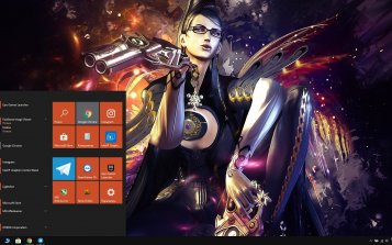 Bayonetta Theme Desktop