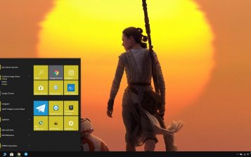 Rey (Star Wars) Theme Desktop