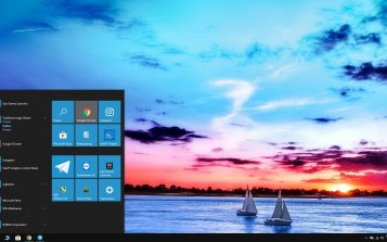 Sailing Boats Theme Desktop