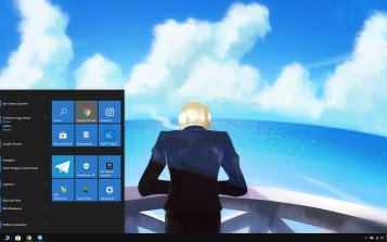 Sanji (One Piece) Theme Desktop