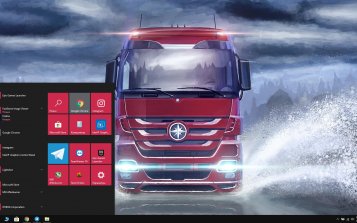 Euro Truck Simulator Theme Desktop