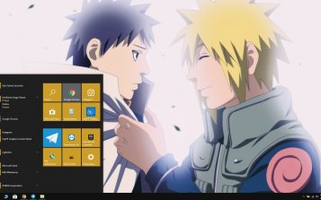 Minato Namikaze Theme Desktop