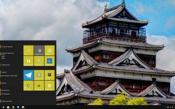 Japanese Castles Theme Desktop