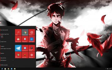 Eren Yeager Theme Desktop