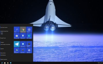 Space Shuttle Theme Desktop