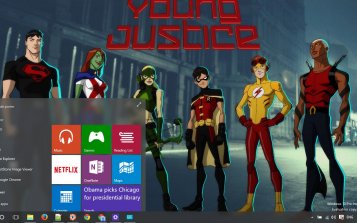 Young Justice Theme Desktop