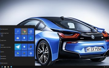 BMW i8 Theme Desktop
