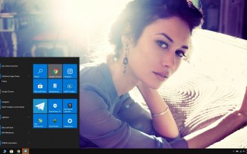 Olga Kurylenko Theme Desktop