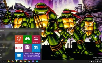 Teenage Mutant Ninja Turtles Theme Desktop
