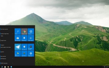 Green Mountain Theme Desktop
