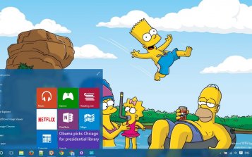 The Simpsons Theme Desktop