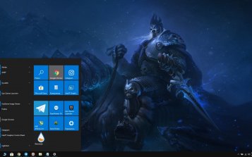 Lich King (World Of Warcraft) Theme Desktop