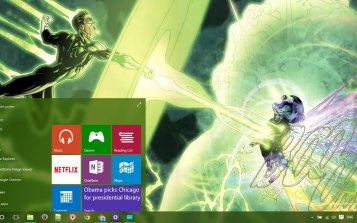 Green Lantern Theme Desktop