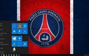Paris Saint-Germain F.C. (PSG) Theme Desktop