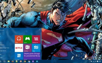 Superman Comics Theme Desktop