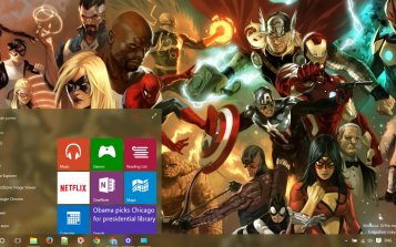 Avengers Theme Desktop
