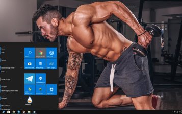 Gym Theme Desktop