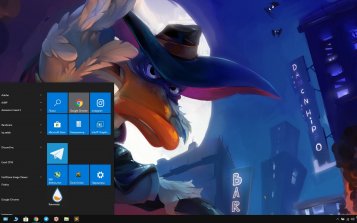 Darkwing Duck Theme Desktop