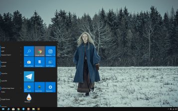 Freya Allan Theme Desktop