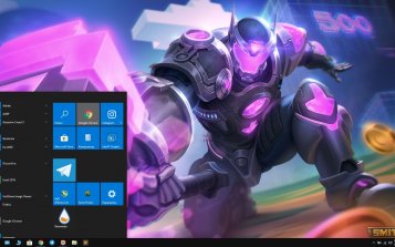 Thor (Smite) Theme Desktop