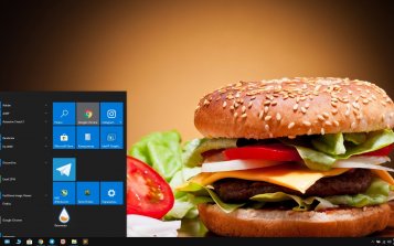 Burger Theme Desktop