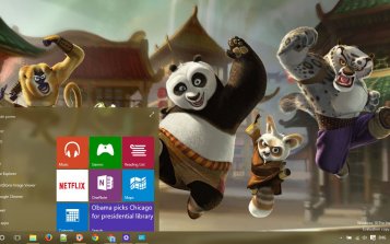 Kung Fu Panda 2 Theme Desktop