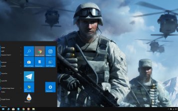 Battlefield: Bad Company 2 Theme Desktop